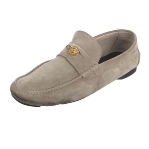 Versace Suede Loafers, Slip Ons